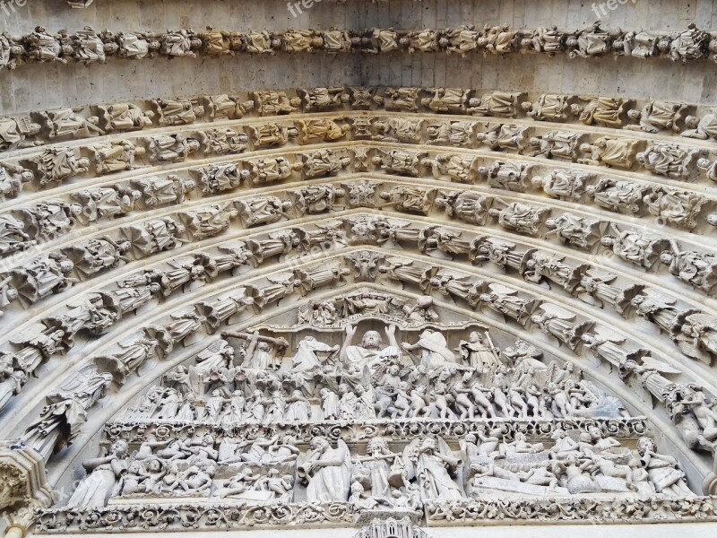 Vault Cathedral Door Architecture France