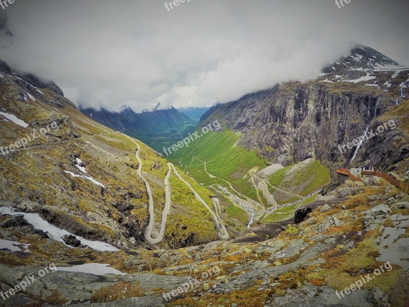 Beautiful Nature Norway Roads Windy Roads