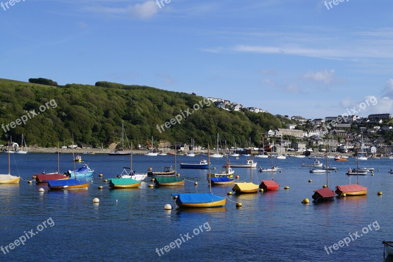 Sea Sun Water Boats Colorful