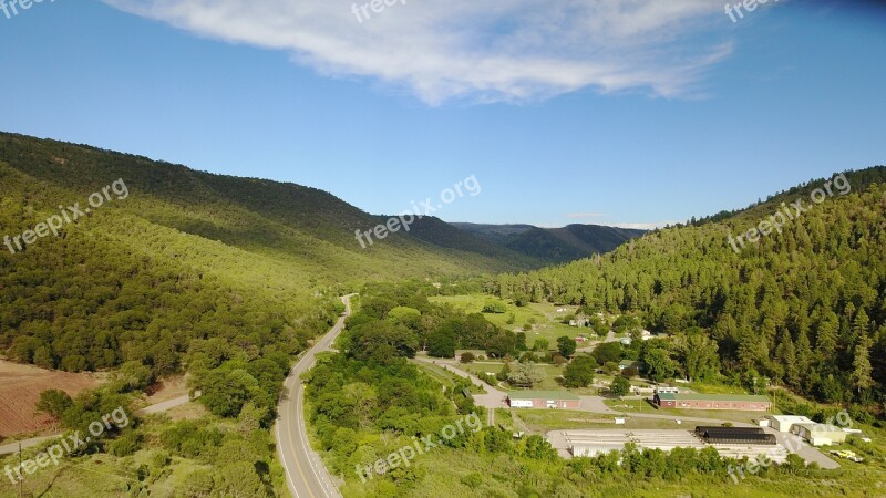 Mountain Valley Aerial Photo Drone Photo Free Photos