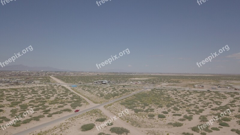 Desert Roads Aerial Photo Drone Photo Landscape Desert