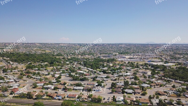 City Houses Aerial Photo Drone Photo Drone City