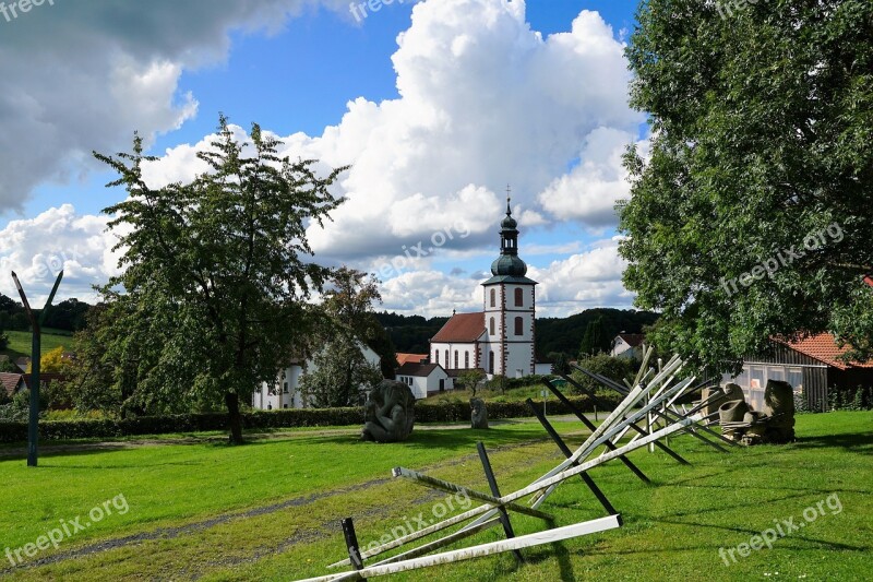 Church Fulda Artists Village Religion Art