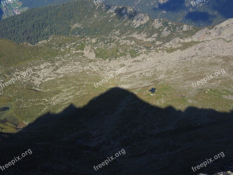 Hispanic Shadow Mountain Shadow Jaufenspitze Alpine