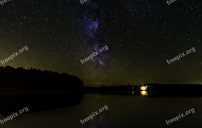 Milky Way Star Starry Sky Night Sky Night