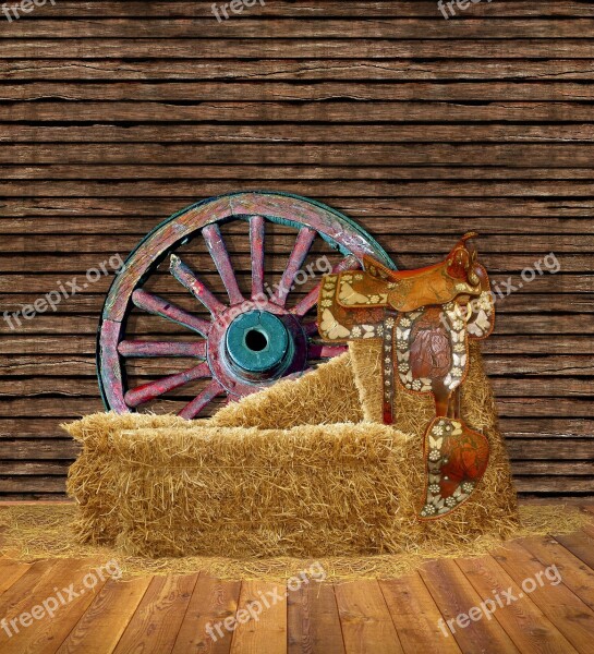 Western Portrait Background Cowboy Model