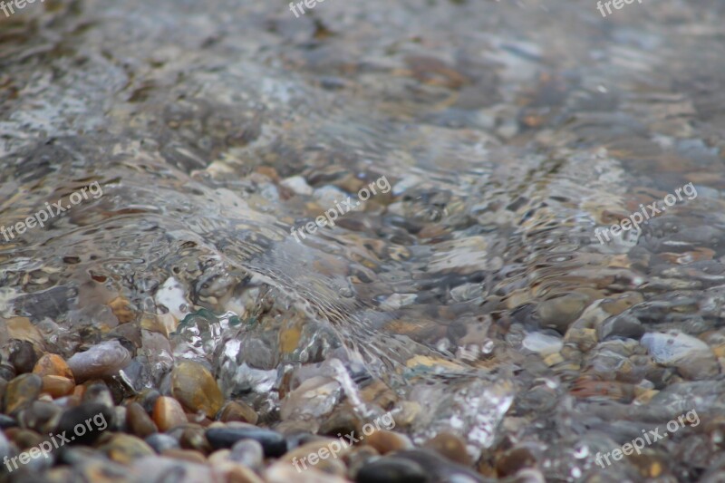 Pebbles Beach Depth Of Field Water Nature