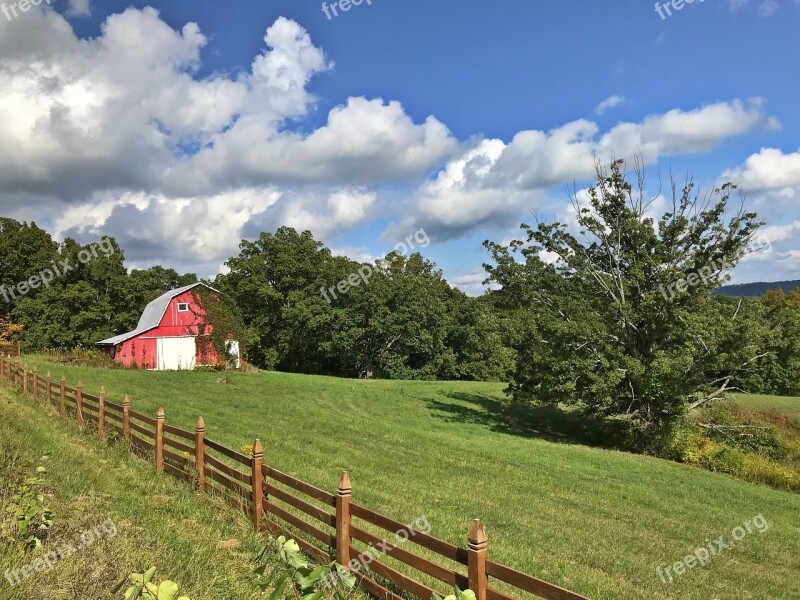 Indiana Farm Barn Fence Midwest