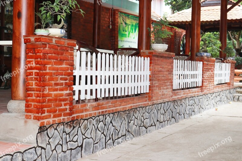 The Fence Tiles Red Entrance Lumberyard