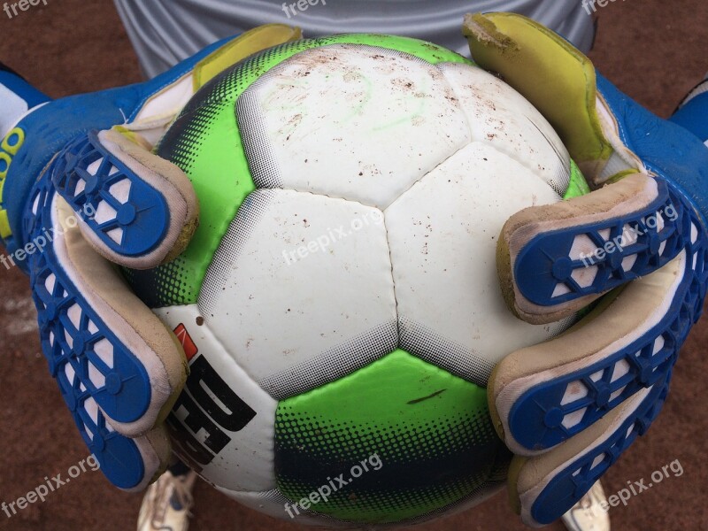 Goalkeeper Football Ball Free Photos