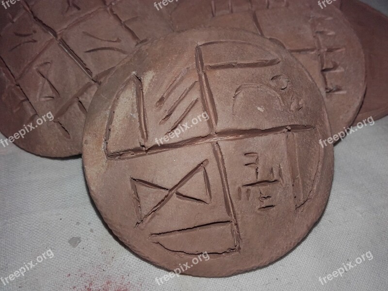 Ceramics Slavs Amulets Free Photos