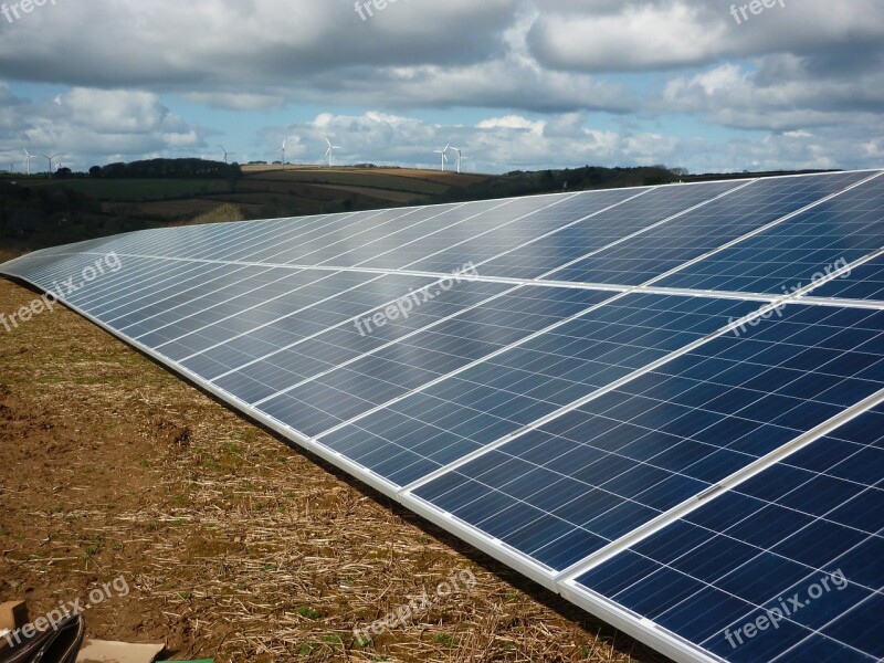 Solar Solar Panels Solar Farm Energy Electricity