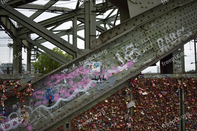 Castle Bridge Padlock Love Locks Love