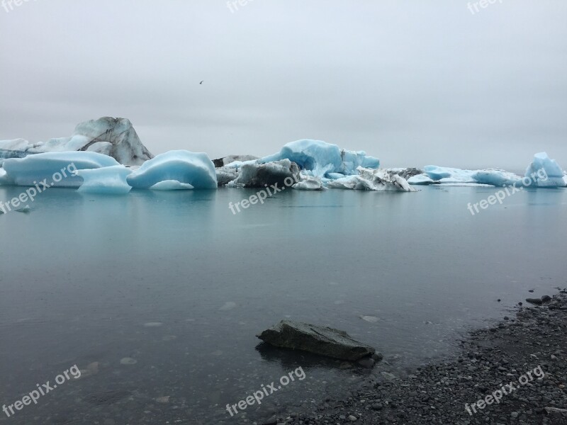 Iceberg Iceland Glacier Free Photos