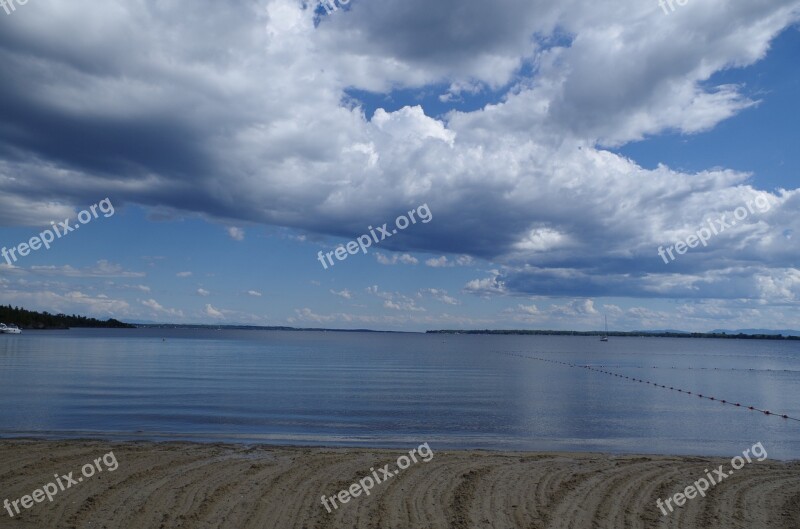 Sky Blue Nature Blue Sky Clouds Day