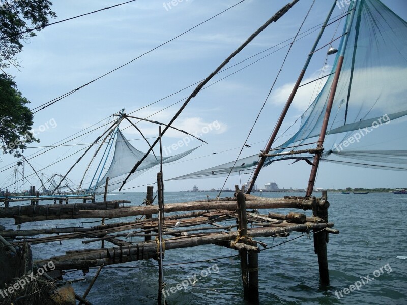 Kochi Chinese Fishing Nets Fishing Nets Waterfront