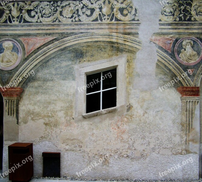 Tilted Window Medieval Building Architecture Free Photos