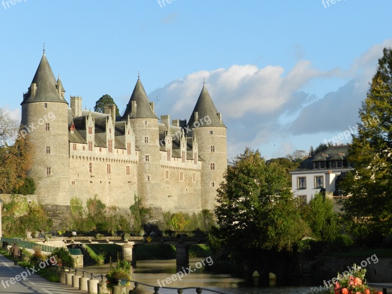 Castle Château Josselin Brittany France Heritage