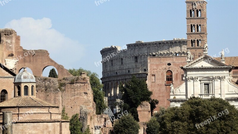 Colosseum Rome Gladiator Roman Travel