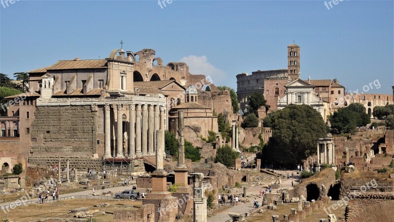 Roman Rome Historic Forum Empire