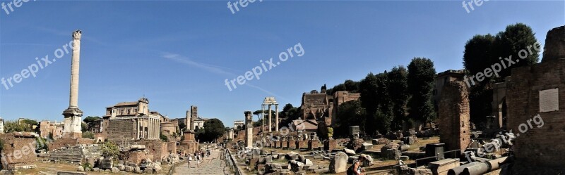 Rome Forum Landmark Empire Antique