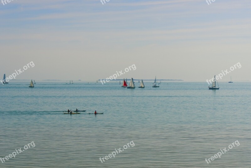 Sailboats Boats The Rochelle Atlantic Ocean Charente-maritime