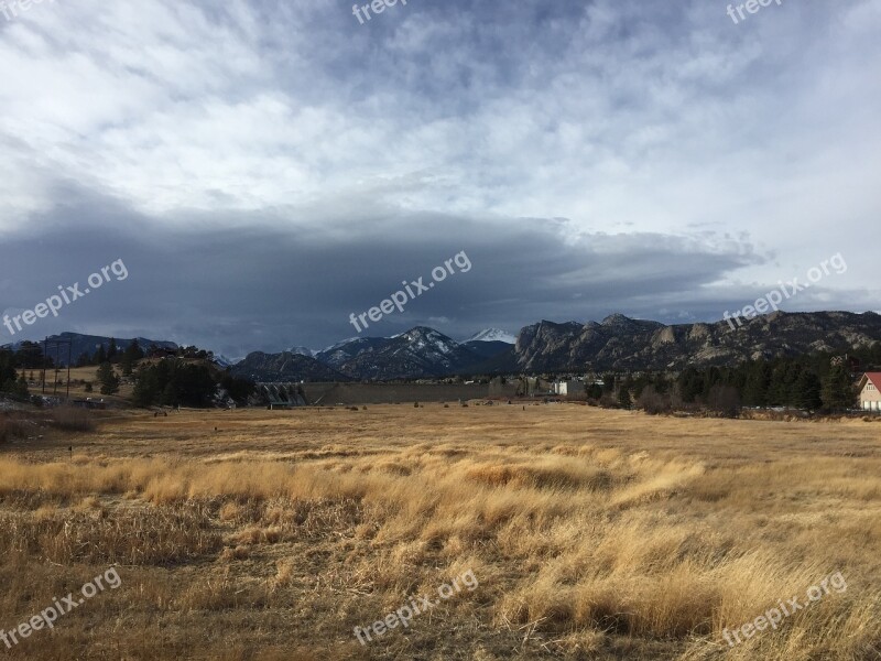 Estes Park Fall Snow Free Photos