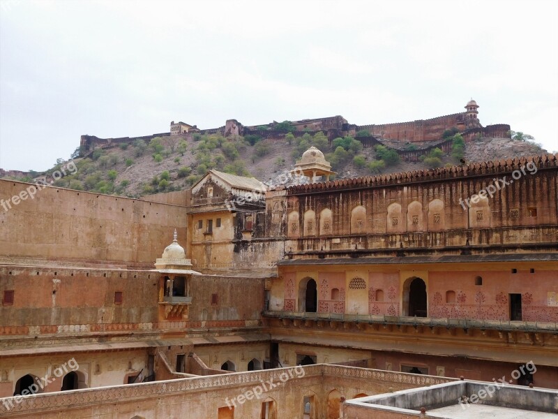 Amer Fort Jaipur Indian Architecture Rajasthan