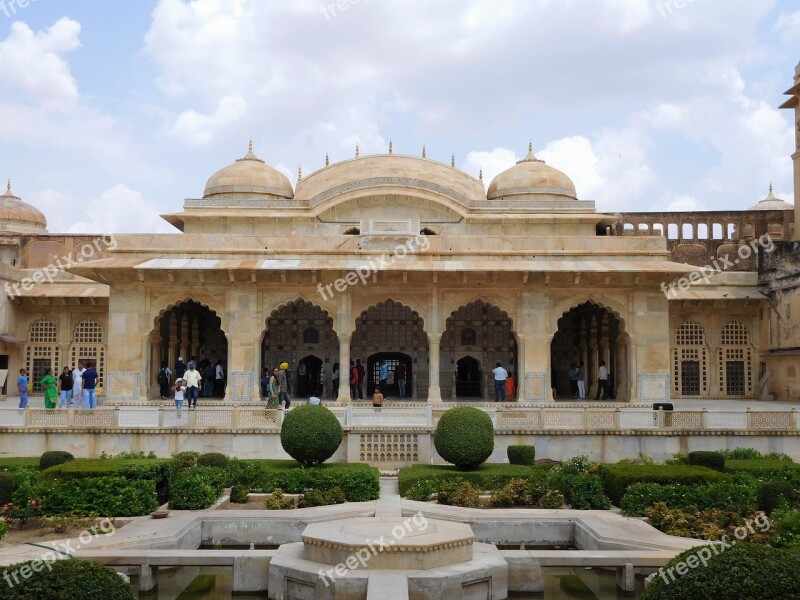 Amer Fort Jaipur Architecture Rajasthan Landmark