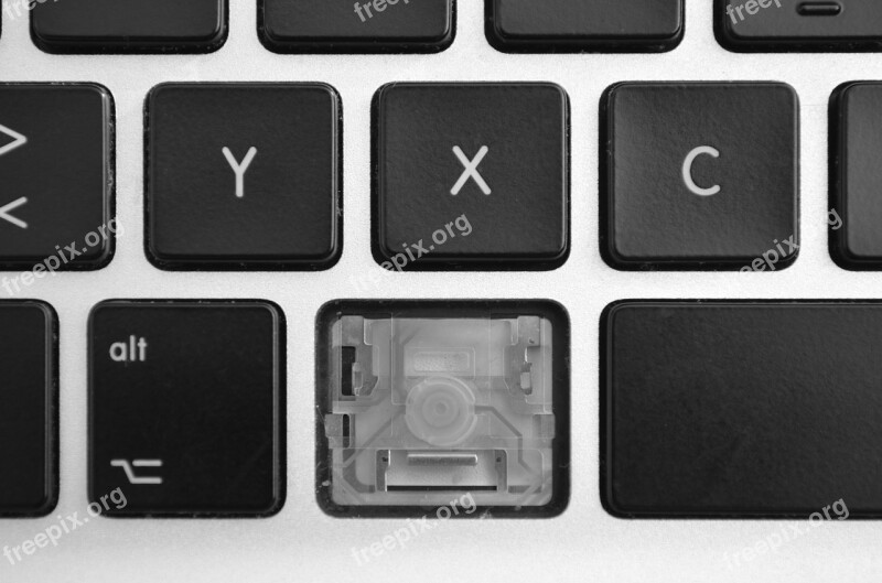 Computer Keyboard Broken Keys Hardware