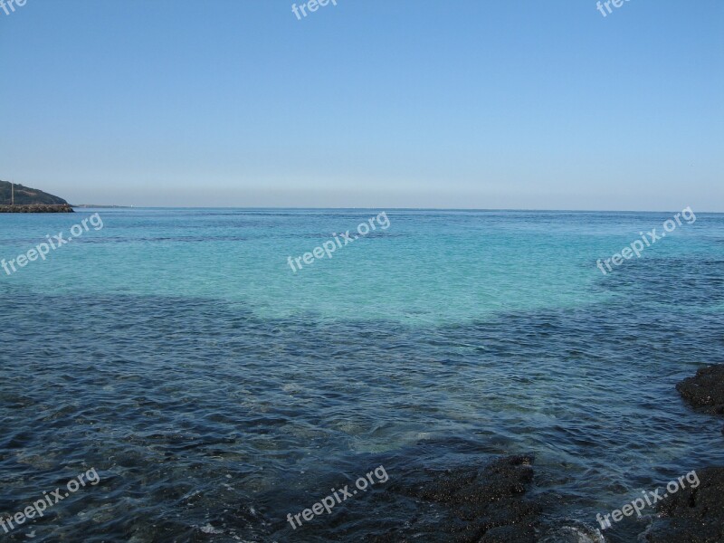 Sea Wallpapers Nature Jeju Sea Emerald Sea