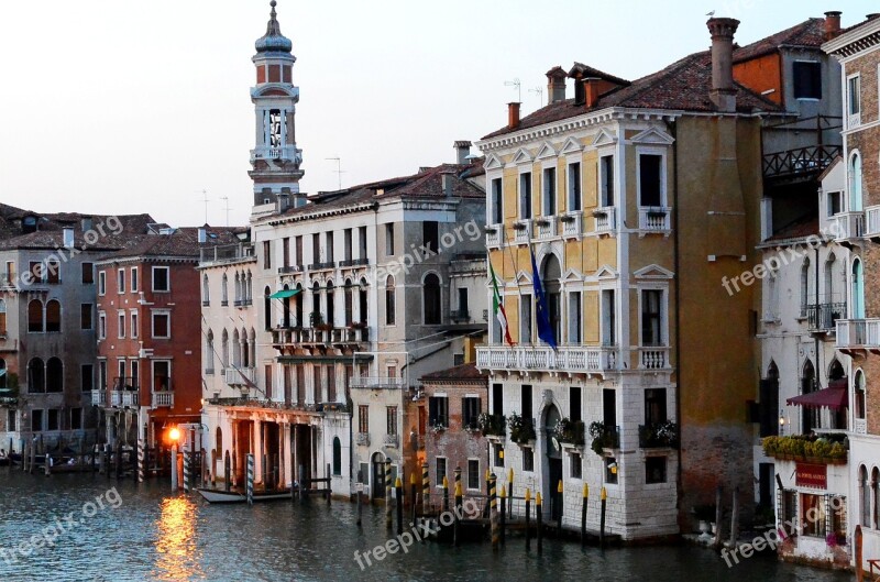 Venice Houses Facades Channel Vacations Travel