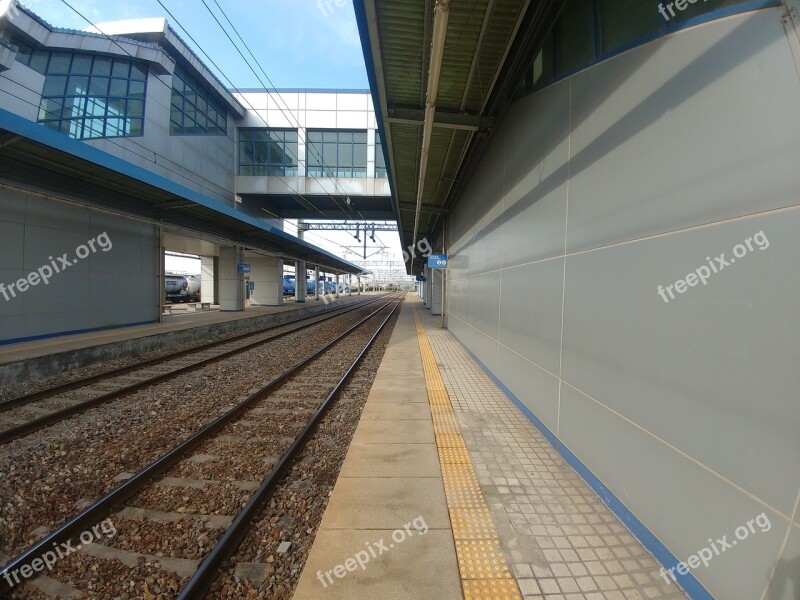 Station The Train Path The Railroad Line Free Photos