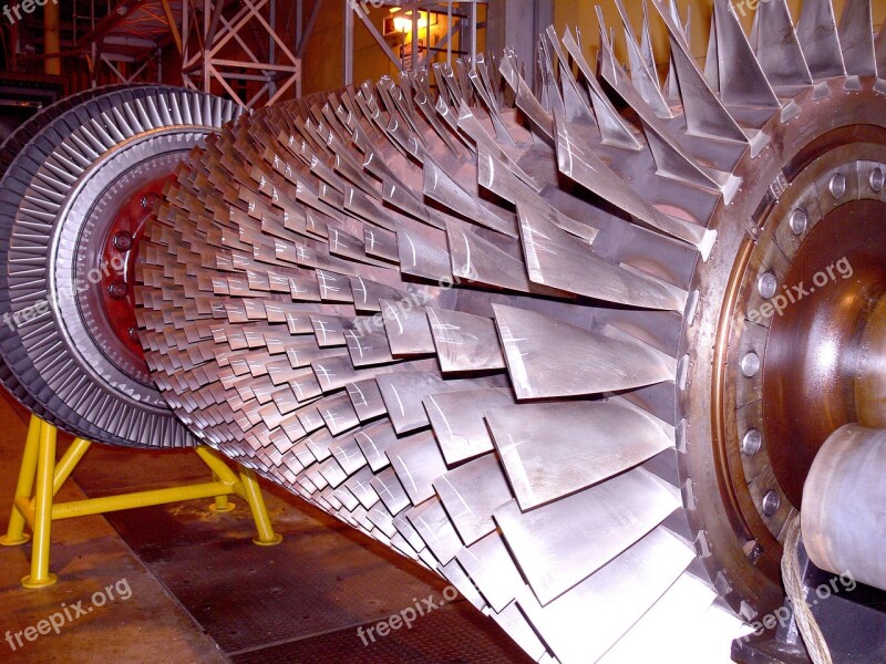 Turbine Fins Power Station Free Photos