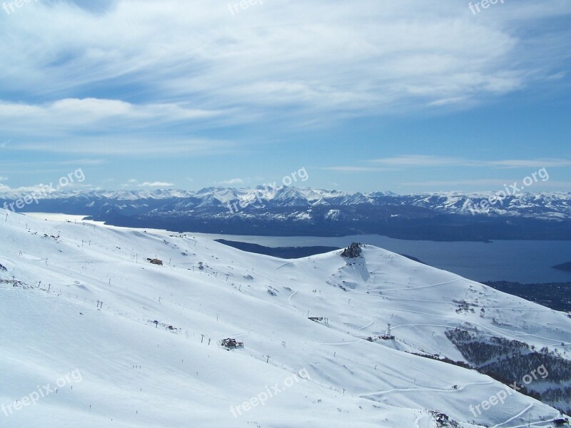 Mountain Snow Mountain Nevad Winter Snowy Landscape