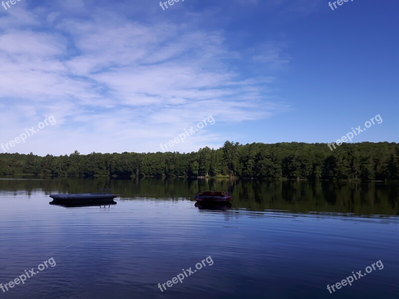 Lake Water Toys Water With Trees Water With Dock Dock