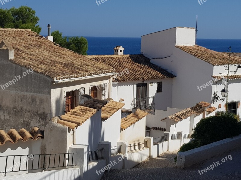 White Houses Spain White Village Free Photos