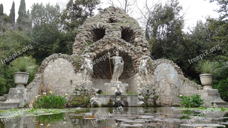 Arboretum Water Fountain Botanical Free Photos