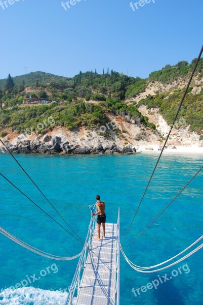 Zakynthos Greece Sea Water Ocean