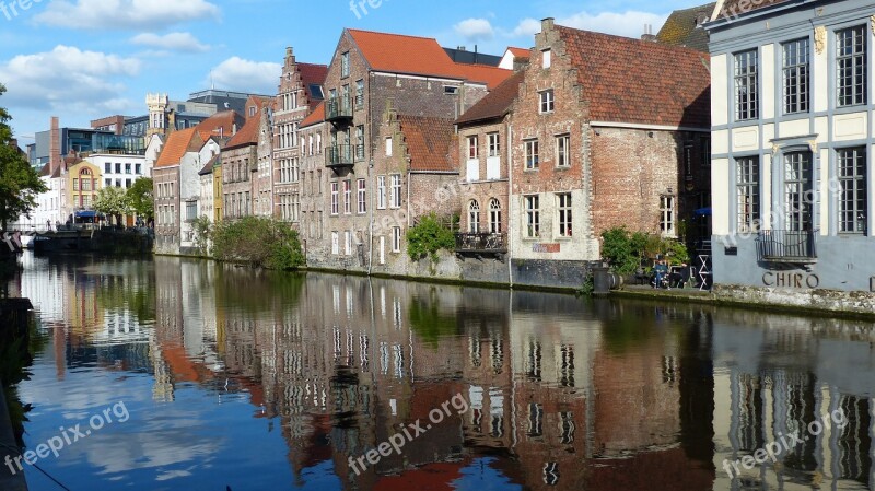 Ghent Flanders Belgium Channel Architecture