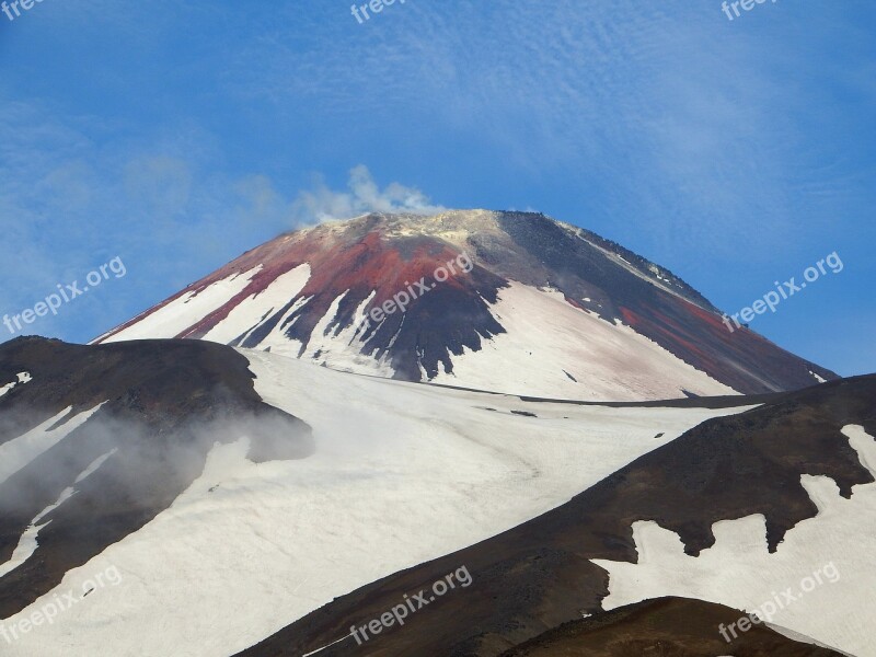 Volcano Nipple Mountain Landscape Nature