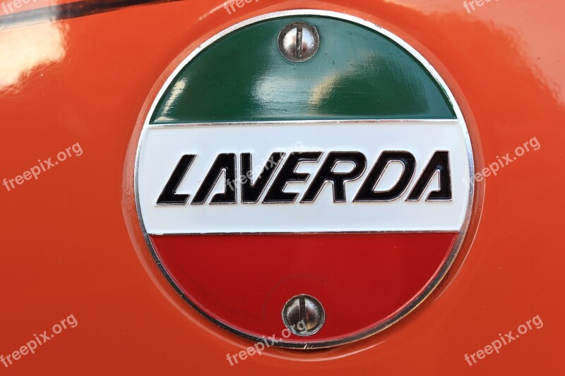 Motor Motorcycle Laverda Italian Tank