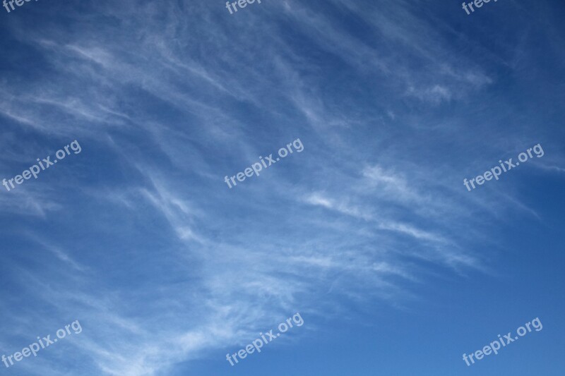 Wispy Clouds Cloudscape Skyscape Nature Clouds