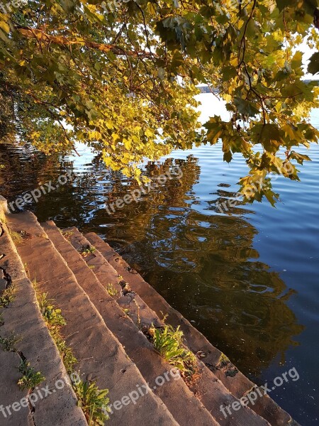 Stair Lake Autumn Free Photos