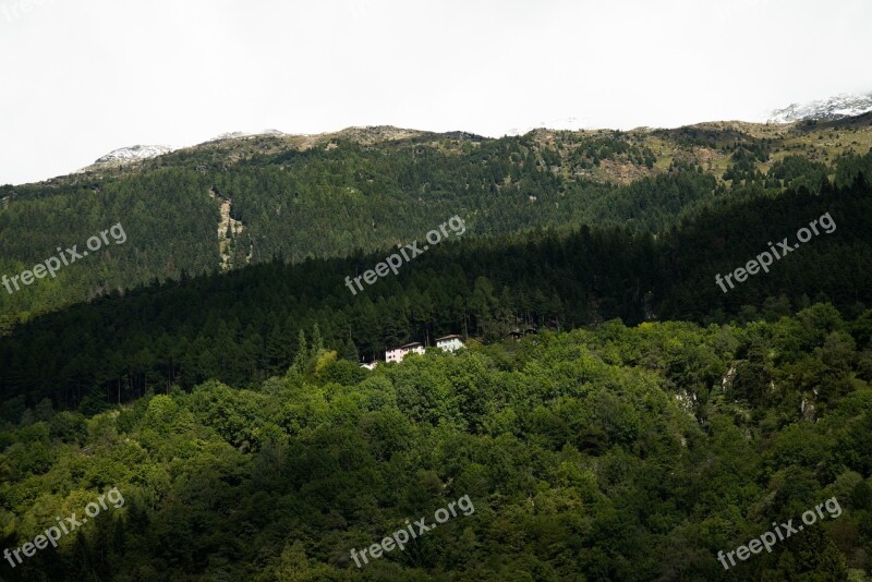 Hillside House Landscape Hill Building