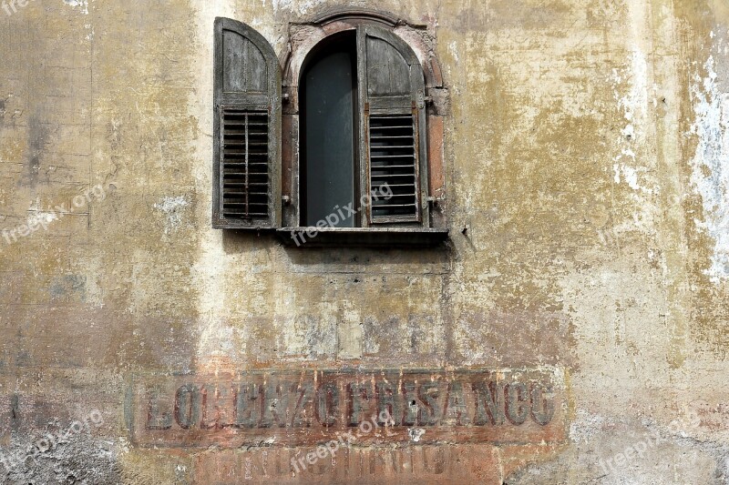 Window Old Old Window Facade Historically