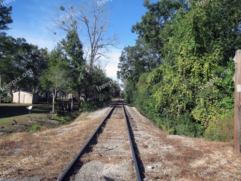 Southern Georgia Old Tracks Walking Dead Filmed Early Season Free Photos