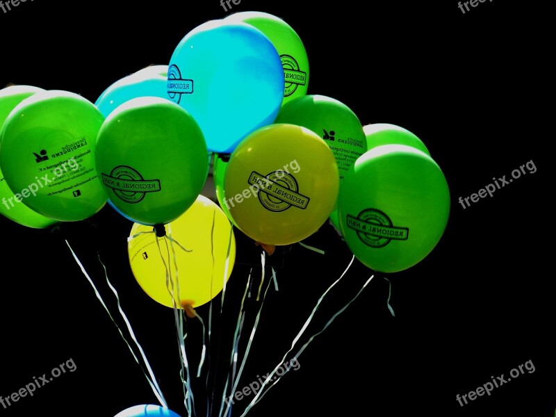 Balloon Colorful Balloons Colorful Children's Birthday Color