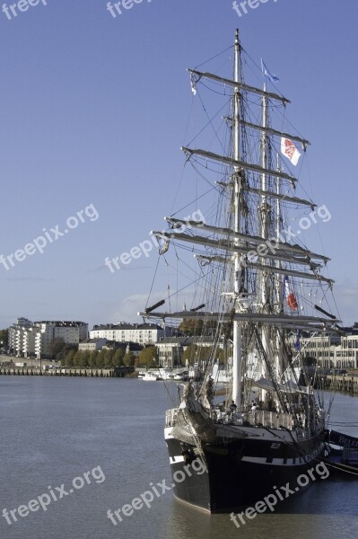 Boat The Belem Three-masted Free Photos