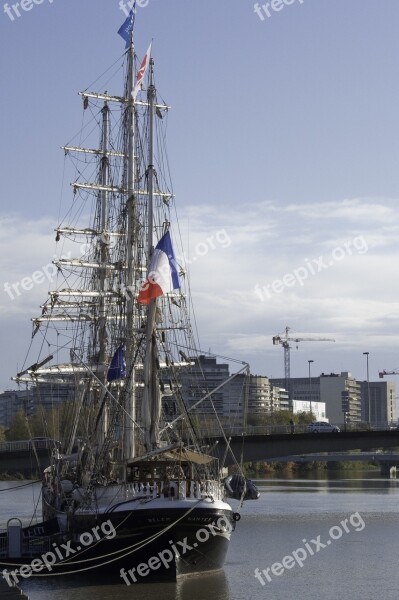 Boat The Belem Nantes Free Photos